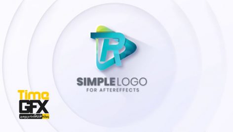 نمایش لوگو Simple Stroke Logo Reveal